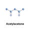 Acetylacetone diketone form