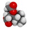 Acetylcarnitine (ALCAR) nutritional supplement molecule. Atoms are represented as spheres with conventional color coding: hydrogen