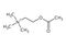 Acetylcholine structural formula of molecular structure