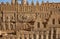 Achaemenid Bas Relief on Side Panels of Staircase to the castle in Persepolis of Shiraz