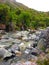 Achibueno river, Andes mountains in Achibueno Valley, Linares, Maule, Chile