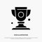 Achievement, Cup, Prize, Trophy solid Glyph Icon vector