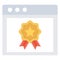 Achievement Isolated Vector Illustration Icon editable