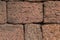Acient brick wall. Grunge brick wall background. Background of o