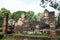 Acient buddha statue in Kamphaeng Phet Historical Park