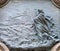 Acireale - The bronze relief of Jesus Calms the Storm from the gate of Basilica Collegiata di San Sebastiano