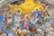ACIREALE, ITALY, 2018: The fresco of Coronation of Virgin Mary in main apse of church Chiesa di San Camillo by Pietro Vasta
