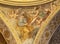 ACIREALE, ITALY - APRIL 11, 2018: The fresco of St. Matthew the Evangelist from the cupola of Duomo by Pietro Paolo Vasta