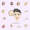 acne cleansing colored icon. Beauty, anti-aging icons universal set for web and mobile