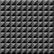 Acoustic foam material black background. Soft rubber plain of square cutted pyramids