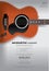 Acoustic Guitar Concert Poster