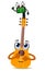 Acoustic Guitar Mascot with Tuner
