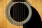 Acoustic Guitar Sound Gole Close Up View