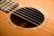 Acoustic guitar sound hole