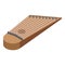 Acoustic kantele icon isometric vector. Guitar harp