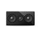 Acoustic speakers in black stereo box realistic vector illustration isolated.