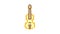 acoustic violin color icon animation