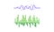 Acoustic Waves as Audible Sound with Compression and Decompression Vector Set