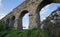 Acqua Claudia aqueduct at Parco degli Acquedotti, Rome, Italy