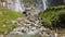 Acquafraggia waterfall Piuro Lombardy Italy slow motion 3
