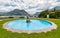 The Acquaiola fountain along Lake of Lugano