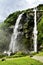 Acquaragia waterfalls in valchiavenna Sondrio