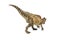 Acrocanthosaurus , Dinosaur on white background