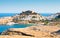 Acropolis in the ancient greek town Lindos
