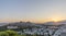 The Acropolis of Athens at sunrise, seen from the Hill of the Muses