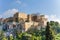 Acropolis of Athens, view from Areopagus in summer