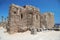 the acropolis at lindos bay in rhodes greece