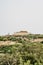 Acropolis of Selinunte,Sicily,Italy.View of ruins of residential and commercial buildings with columns in ancient Greek town of