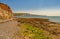 Across the mossy beach and bay to the Seven Sisters Cliffs,Sussex