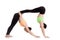 Acroyoga, downward-facing dog yoga pose