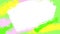 Acrylic brush strokes. Design element with vibrant color smears of white, green, yellow, pink paint. Banner with