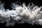 Acrylic ink in water with smoke. White with silver swirling fog abstract background vibrant colours wallpaper mix