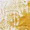 Acrylic textured gold paint abstract