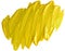 Acrylic yellow texture with brush strokes. raster illustration for logo and banner