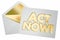 Act Now Take Action Special Offer Message Envelope Letter