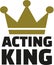 Acting King crown