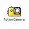 Action camera icon, vector illustration, logo element