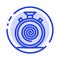 Action, Cycle, Flow, Nonstop, Slow Blue Dotted Line Line Icon