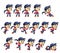 Action Girl Game Sprites