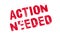 Action Needed rubber stamp