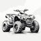 Action-packed Four Wheeler Sketch In Harsh Realism Style