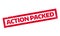 Action Packed rubber stamp