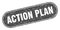 action plan sign. action plan grunge stamp.