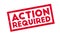 Action Required rubber stamp