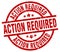 action required stamp