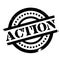 Action rubber stamp